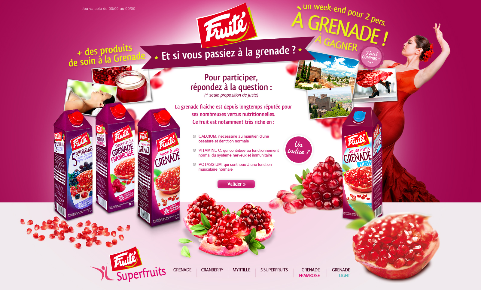 Lancement de la gamme Superfruits Grenade