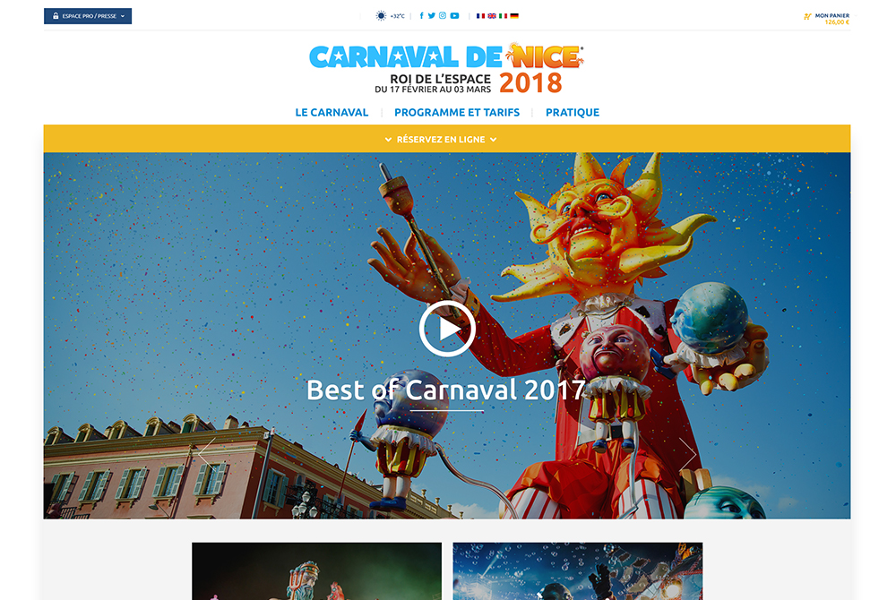 Site web du Carnaval 2018