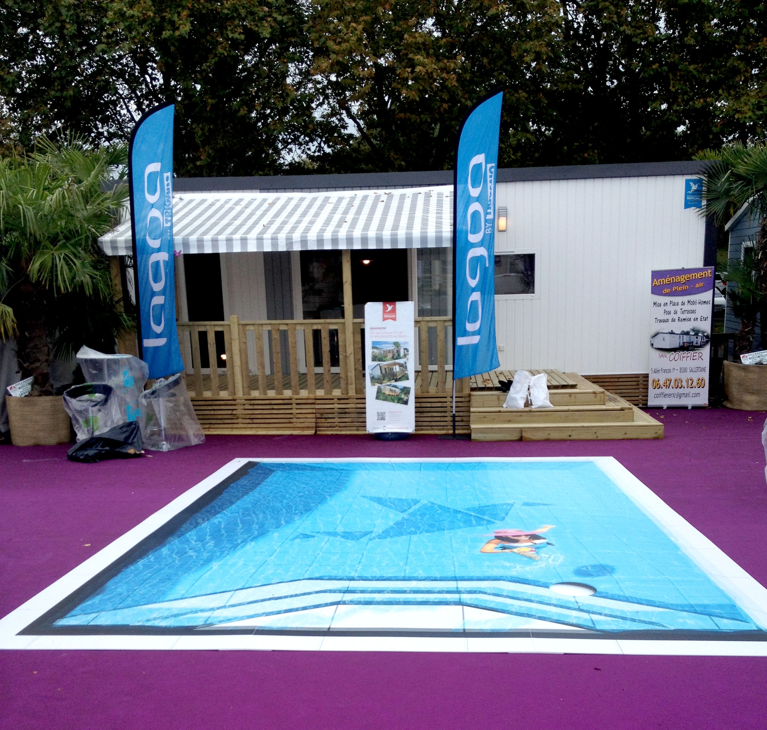 Trompe-l'oeil piscine