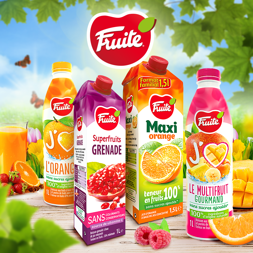 Jeu Facebook pour présentation du nouveau logo Fruité