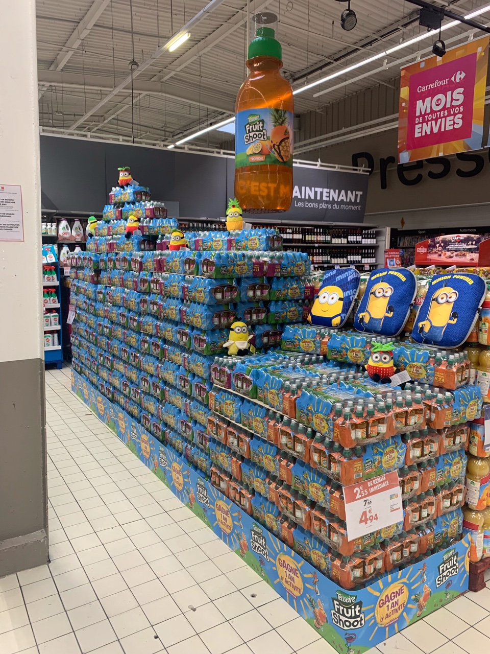 Jupe de palette en magasin